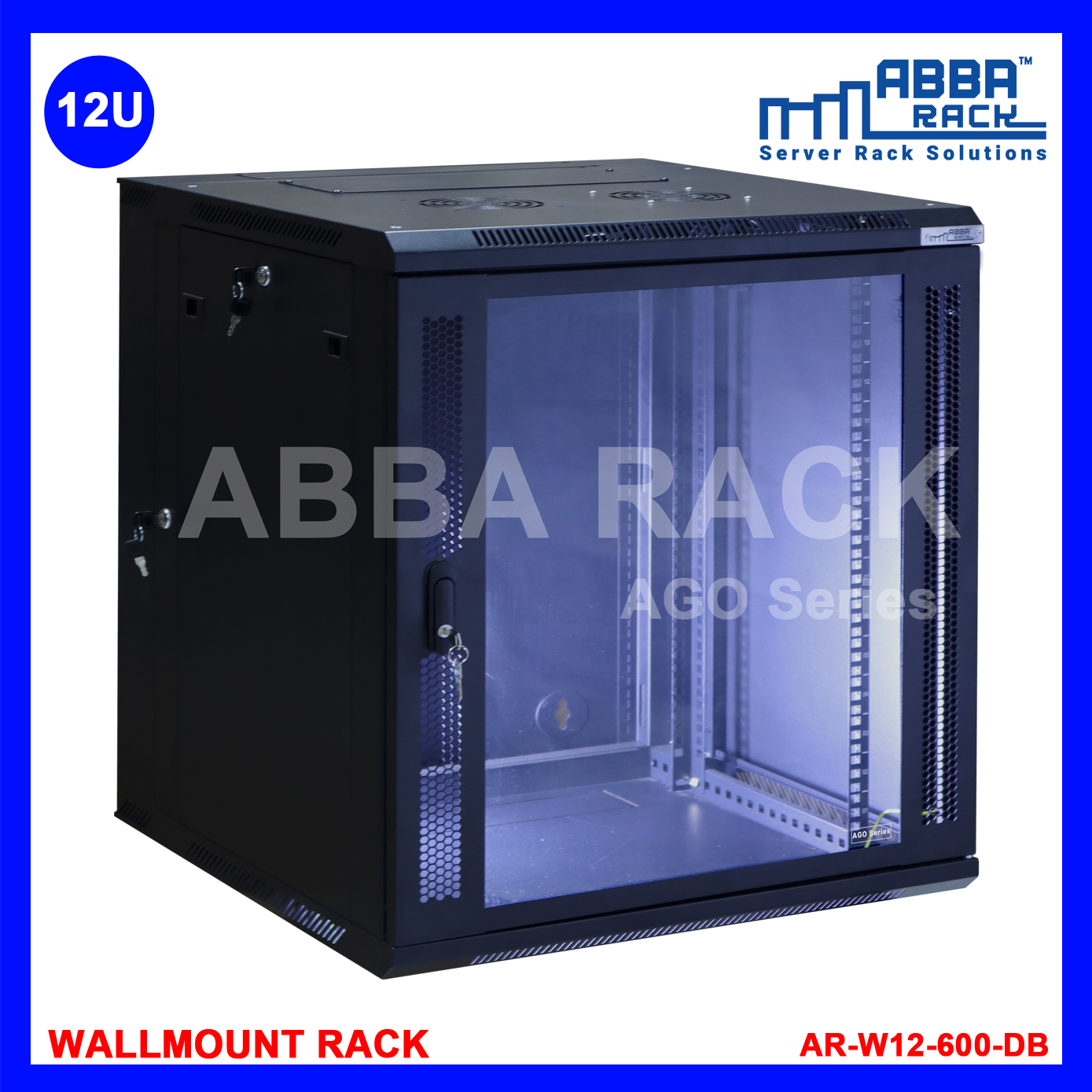 ABBA RACK 19" Wallmount Rack 12U AGO series