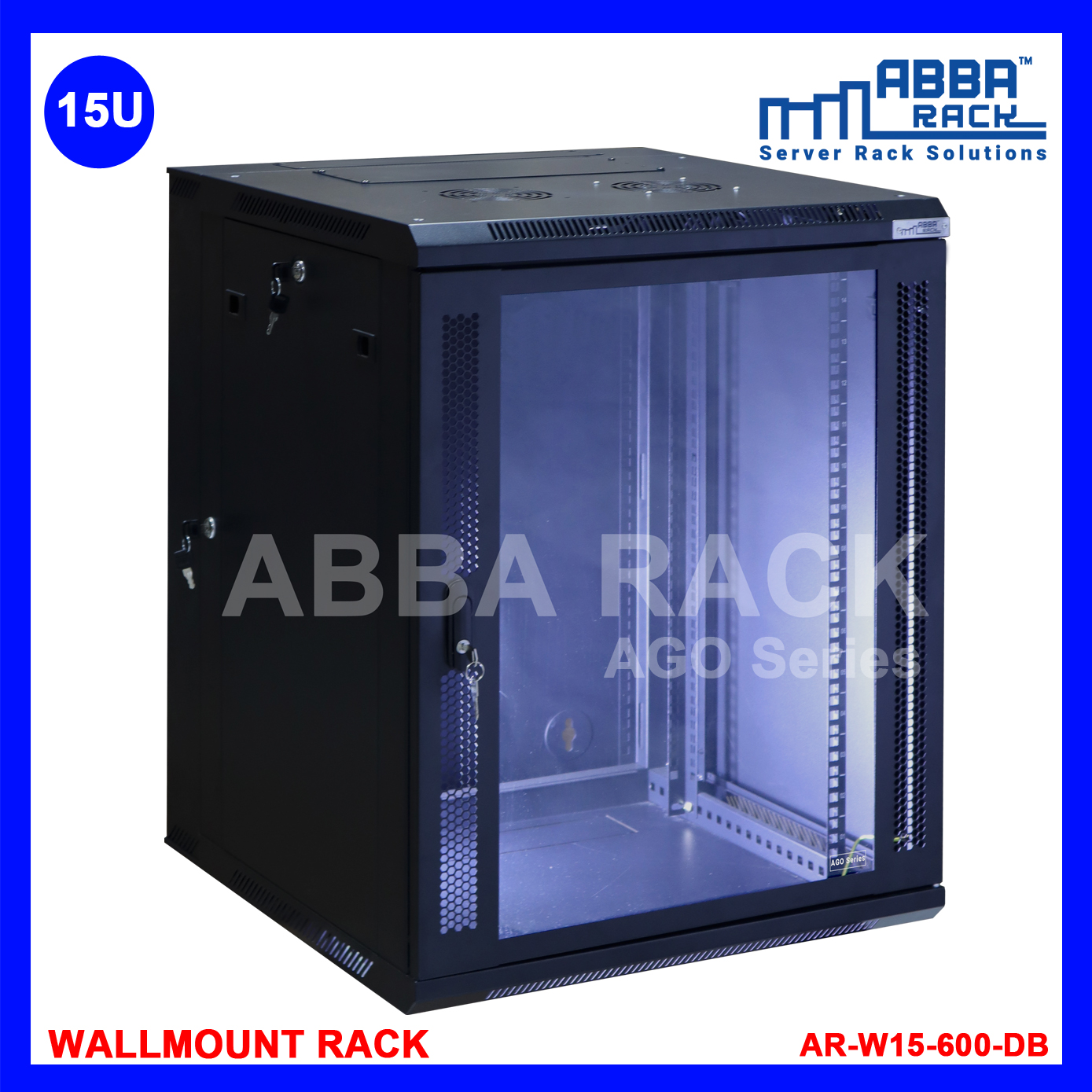 ABBA RACK 19" Wallmount Rack 15U AGO series