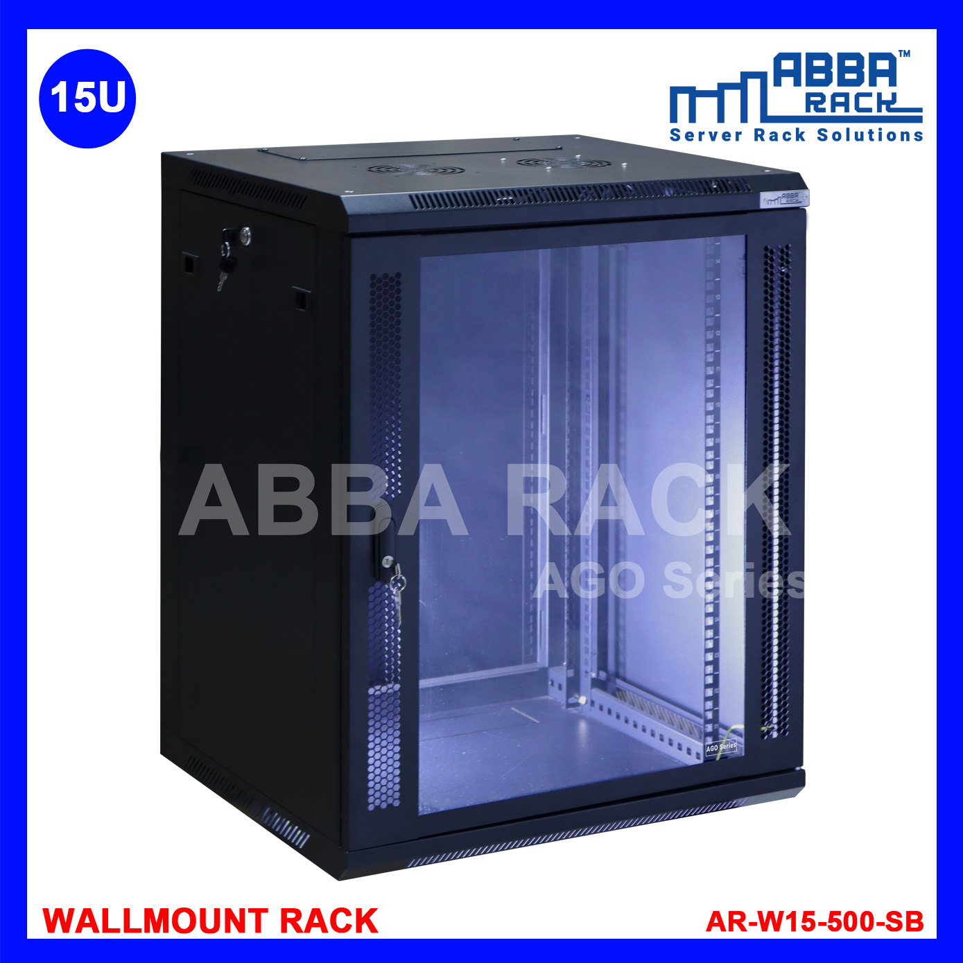 ABBA RACK 19" Wallmount Rack 15U AGO series