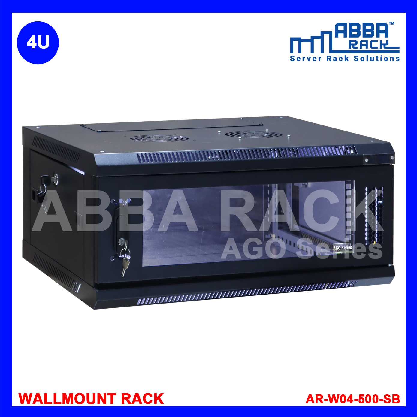 ABBA RACK 19" Wallmount Rack 4U AGO series