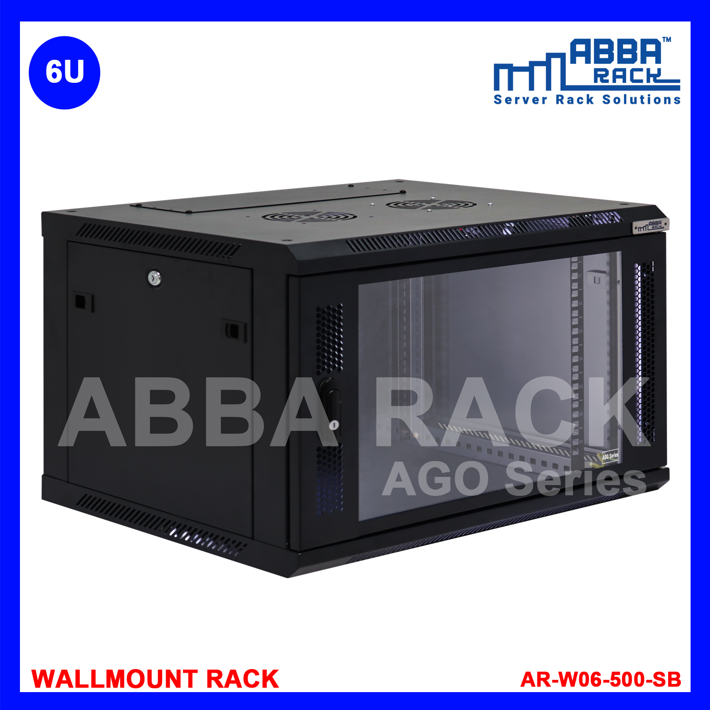 ABBA RACK 19" Wallmount Rack 6U AGO series