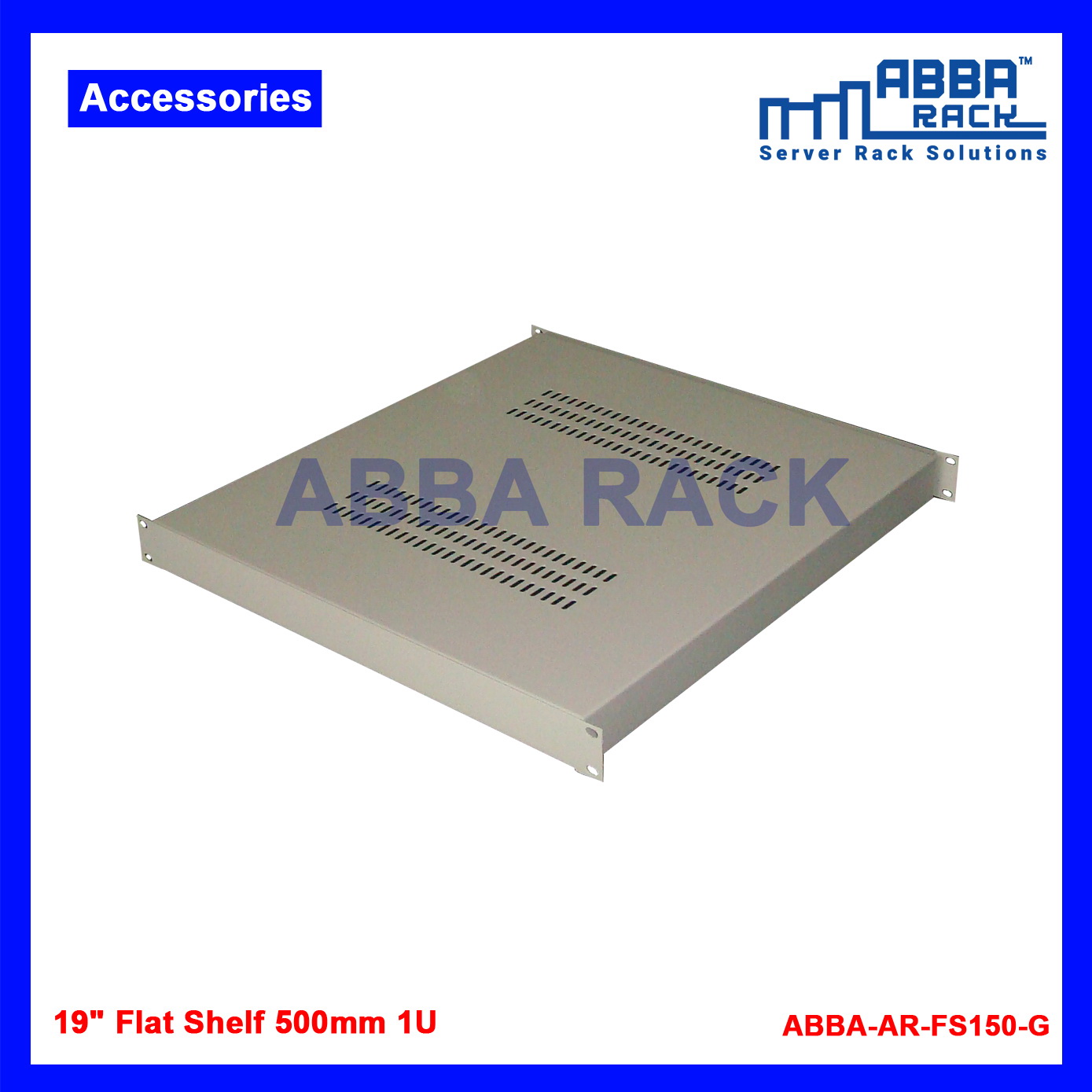 ABBA RACK 19" Flat Shelf