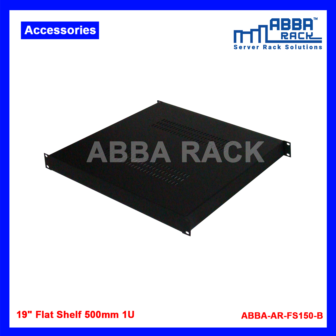 ABBA RACK 19" Flat Shelf