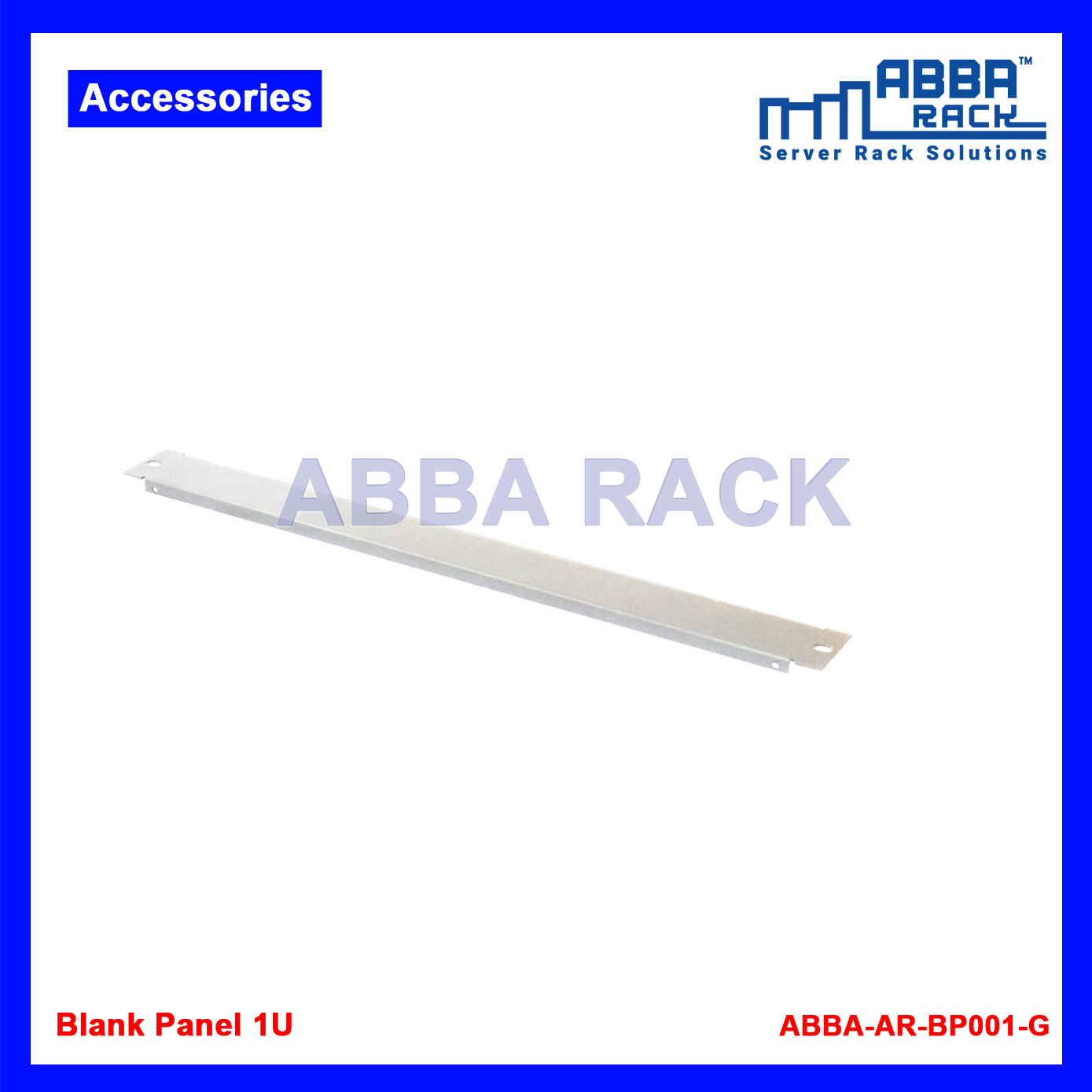 ABBA RACK 19" Blank Panel
