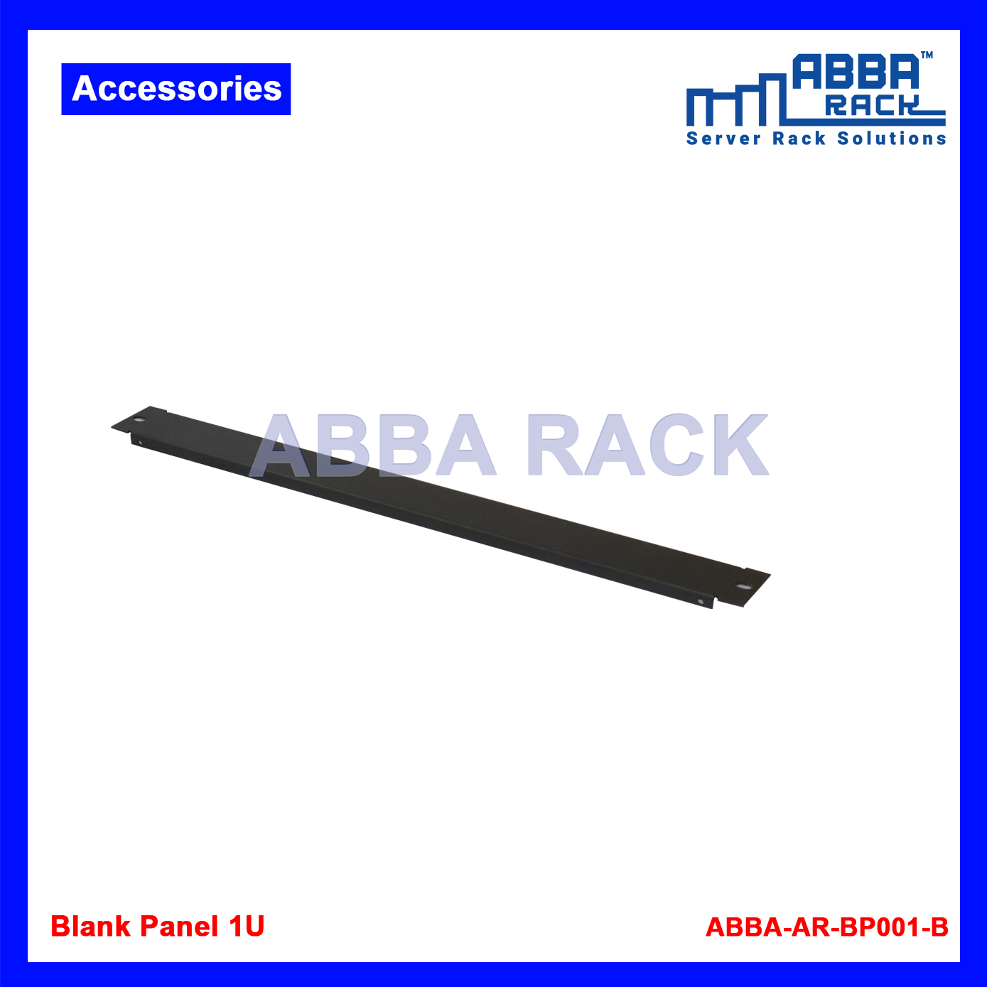 ABBA RACK 19" Blank Panel
