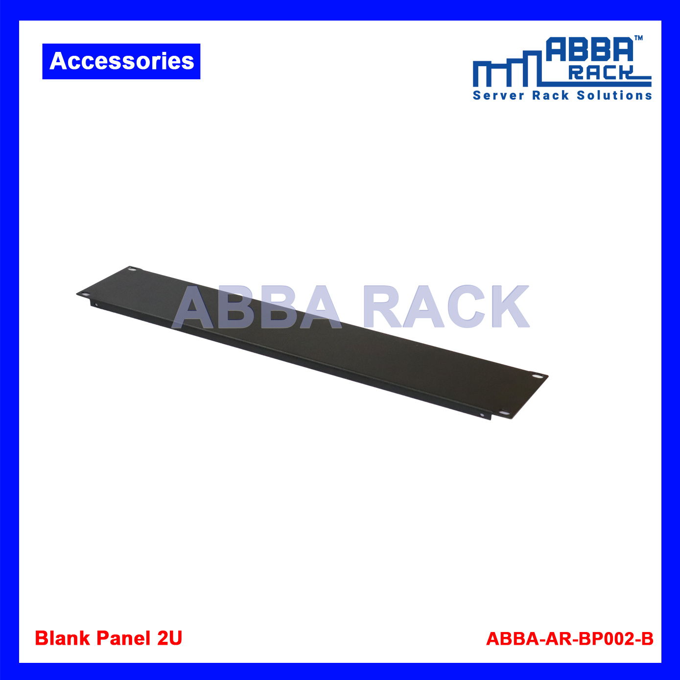 ABBA RACK 19" Blank Panel