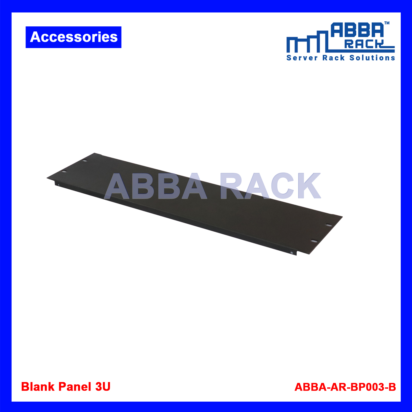 ABBA RACK 19" Blank Panel