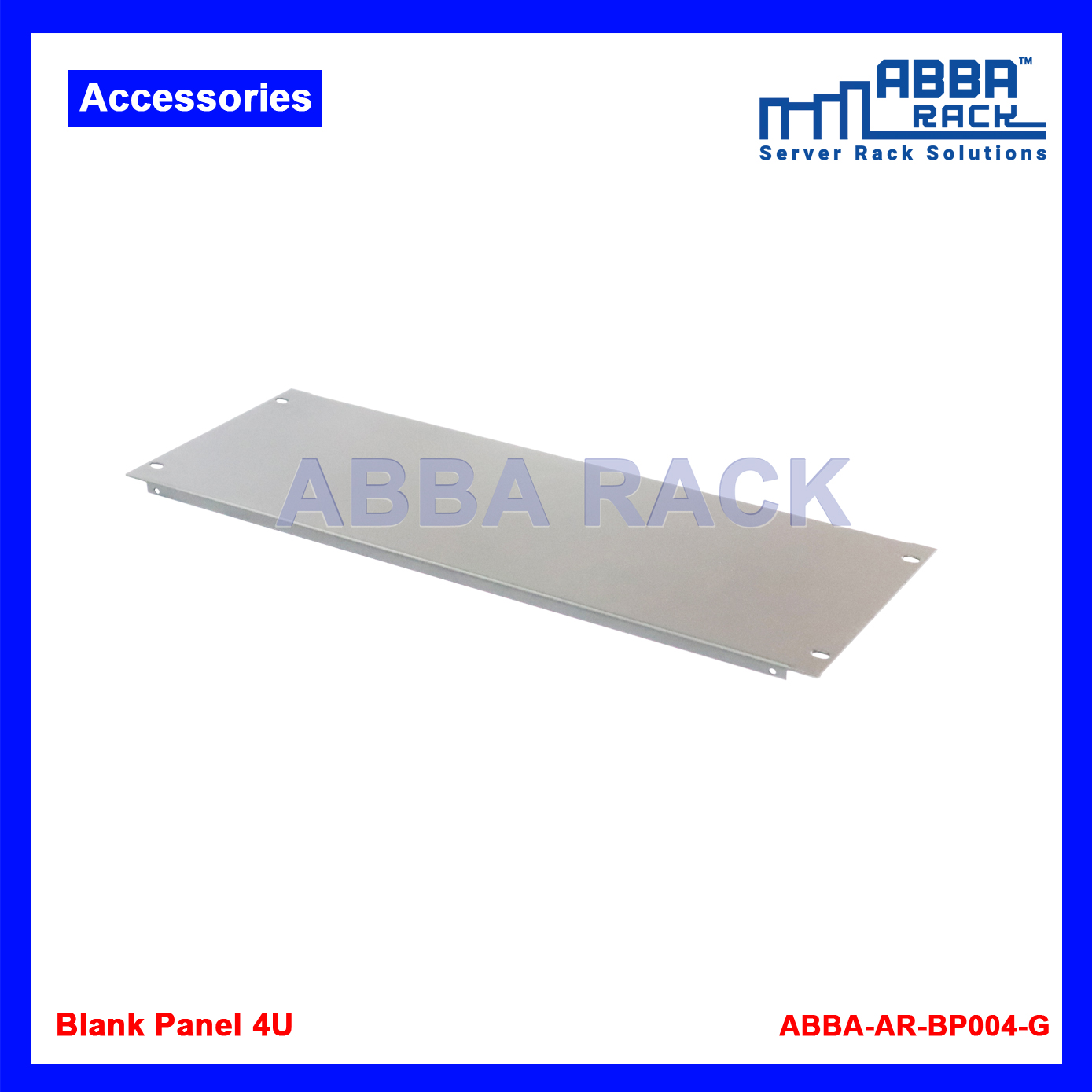ABBA RACK 19" Blank Panel