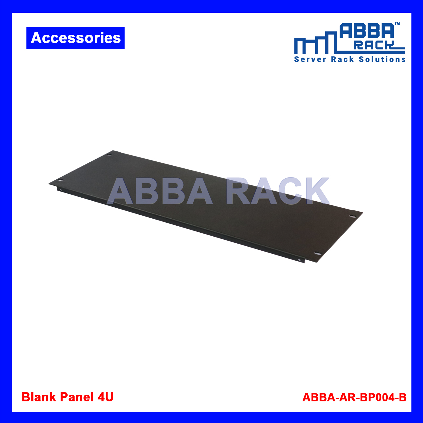 ABBA RACK 19" Blank Panel