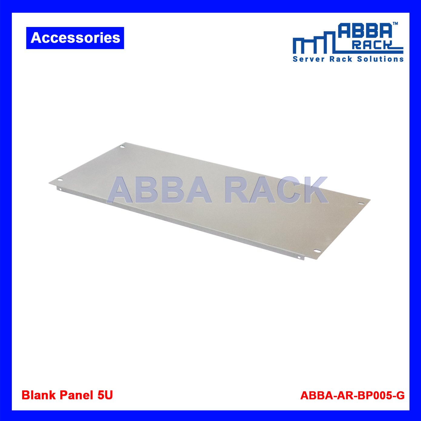 ABBA RACK 19" Blank Panel