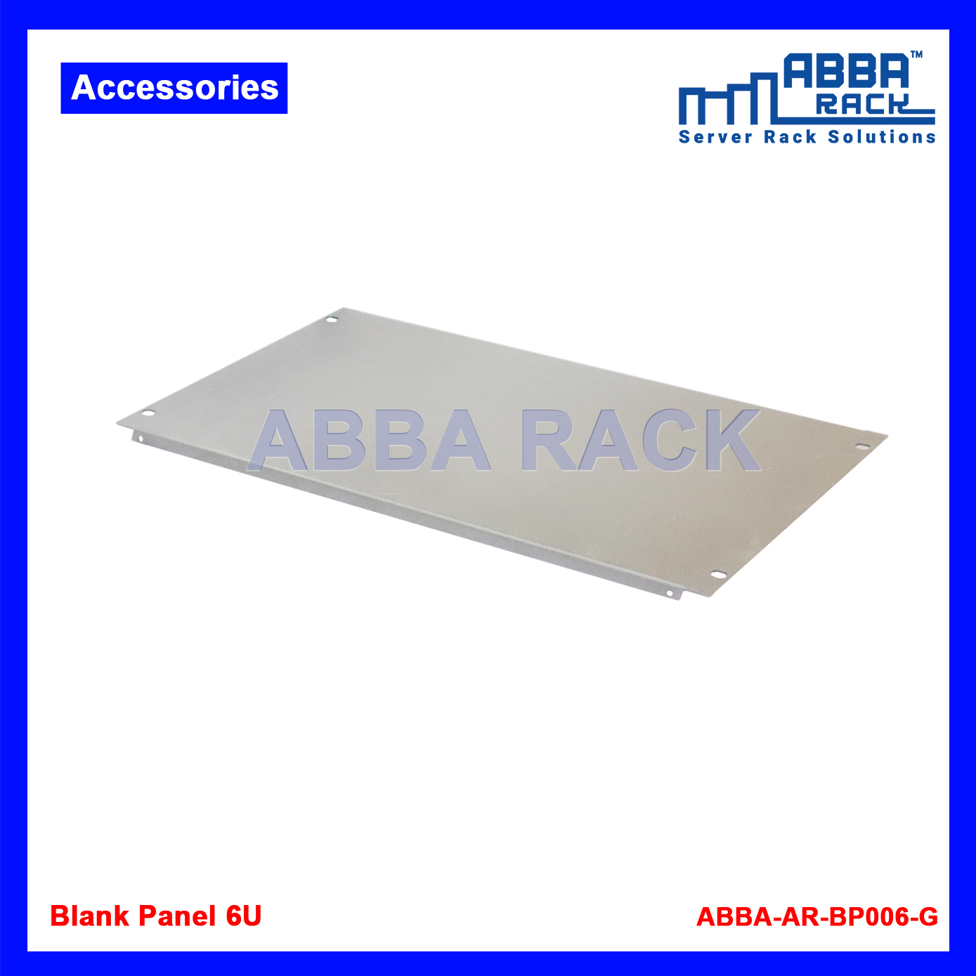 ABBA RACK 19" Blank Panel
