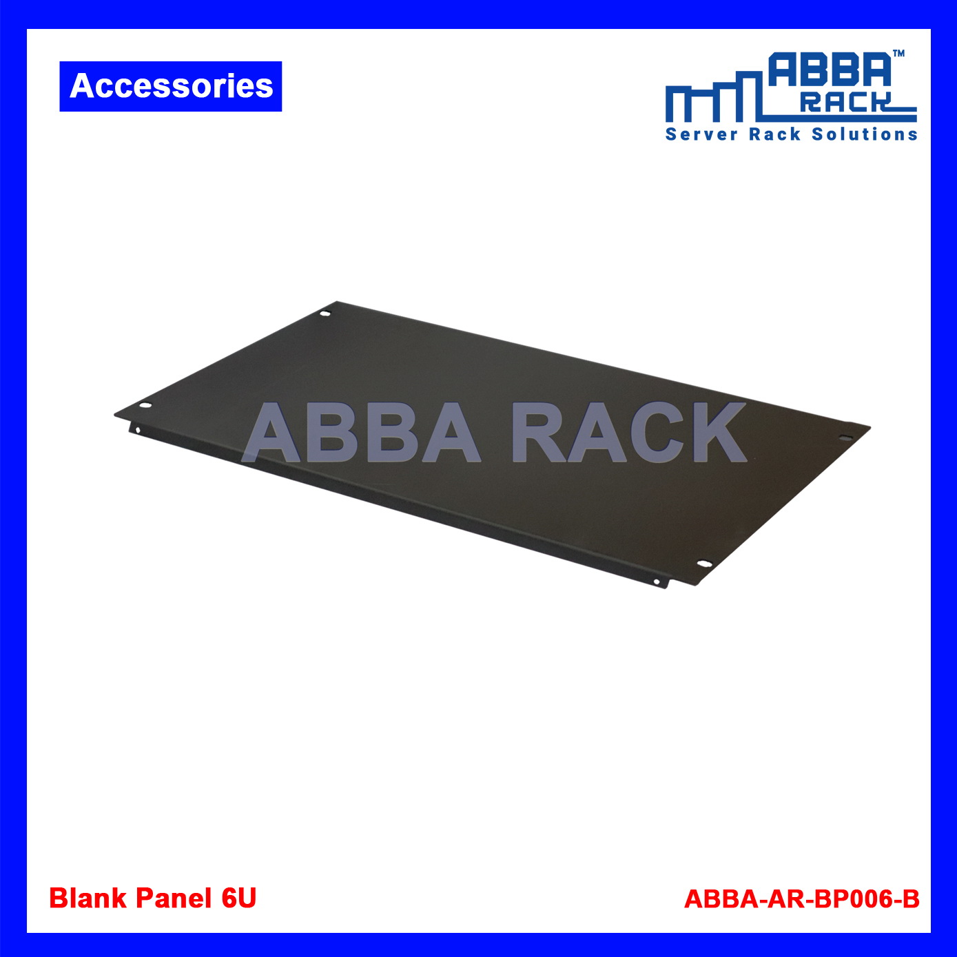 ABBA RACK 19" Blank Panel
