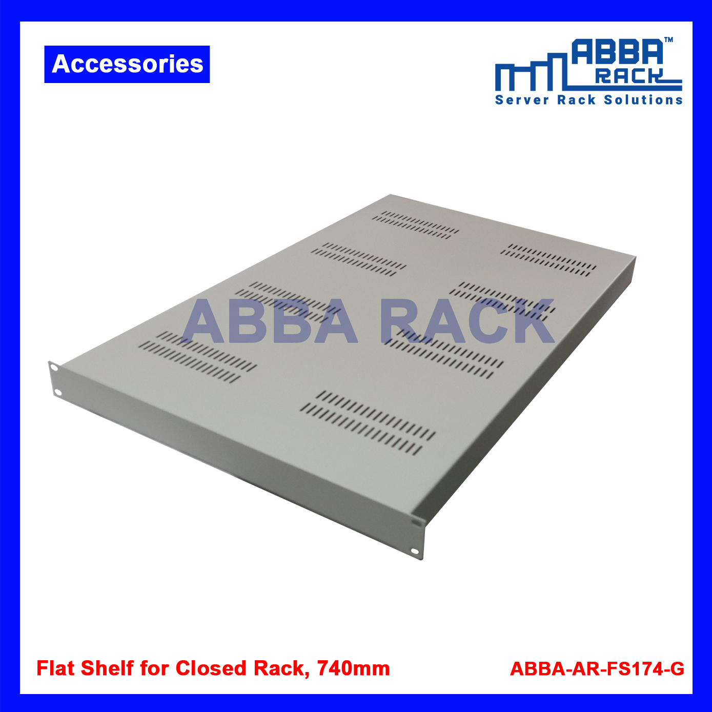 ABBA RACK 19" Flat Shelf