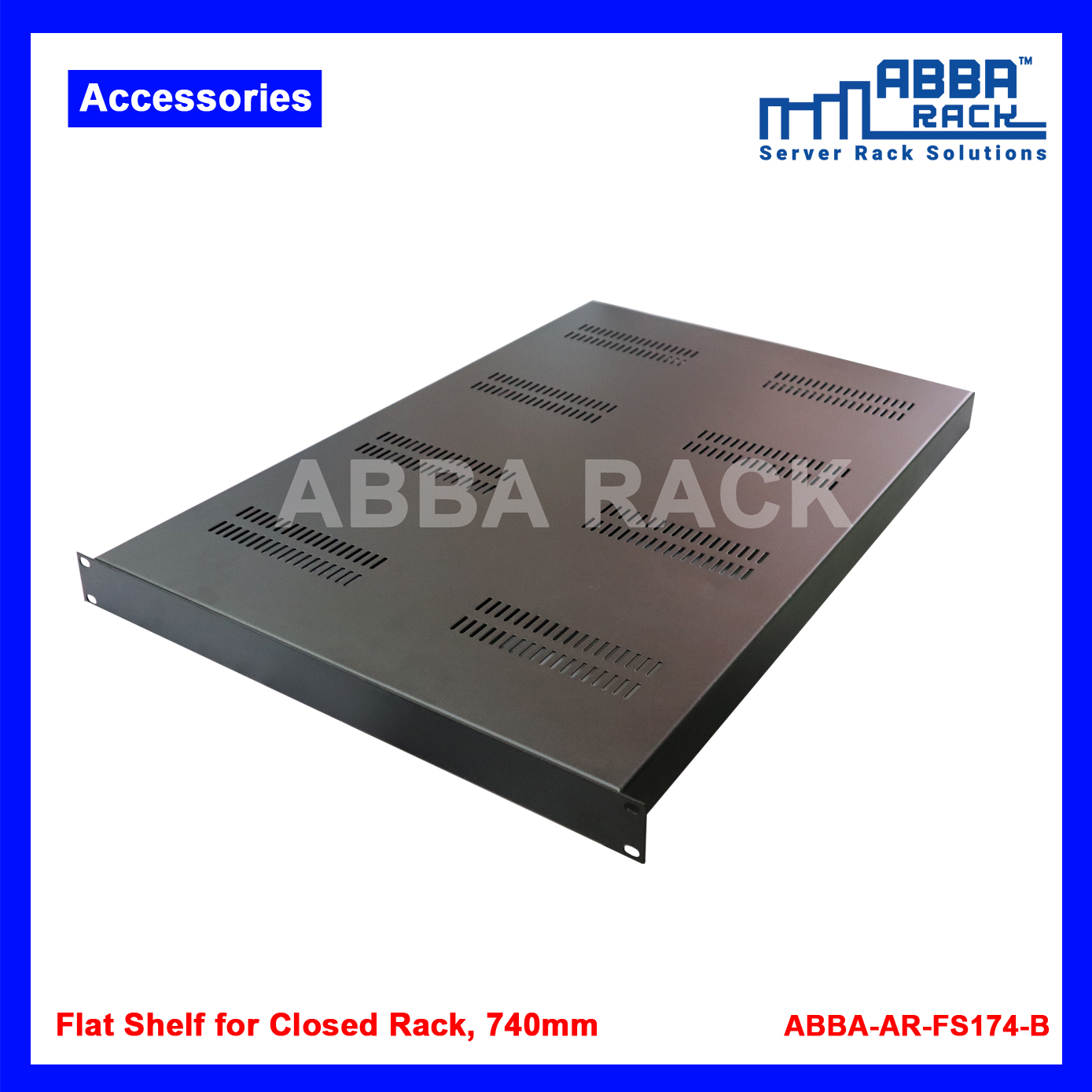 ABBA RACK 19" Flat Shelf