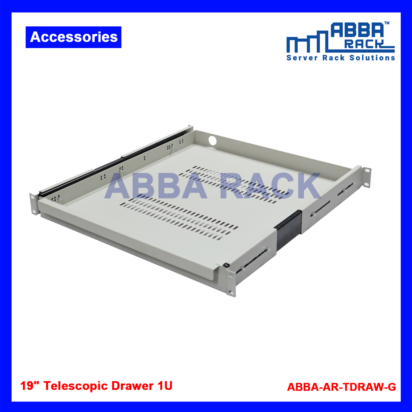 ABBA RACK 19" Telescopic Drawer