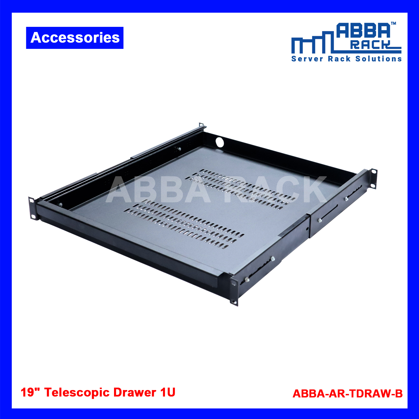 ABBA RACK 19" Telescopic Drawer