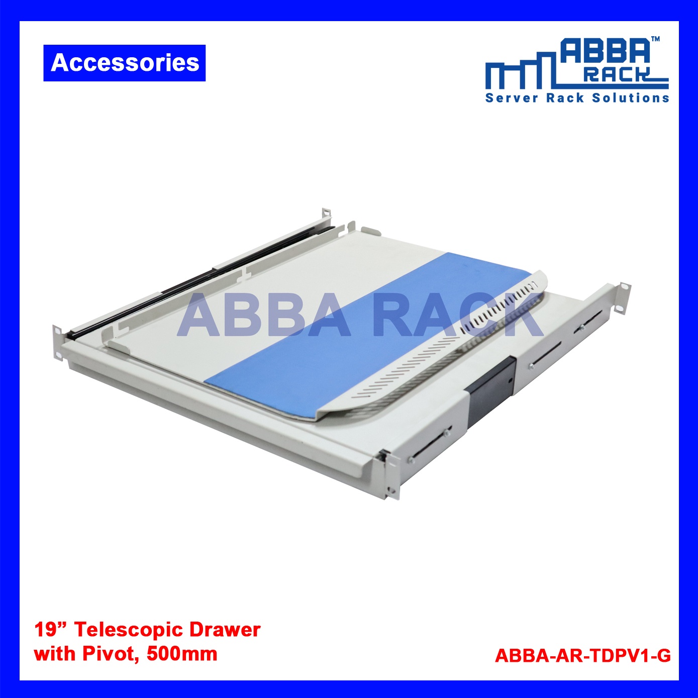 ABBA RACK 19" Telescopic Drawer