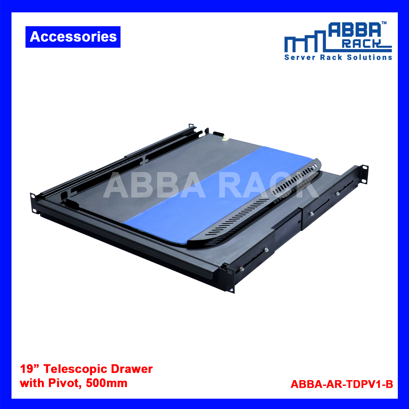 ABBA RACK 19" Telescopic Drawer