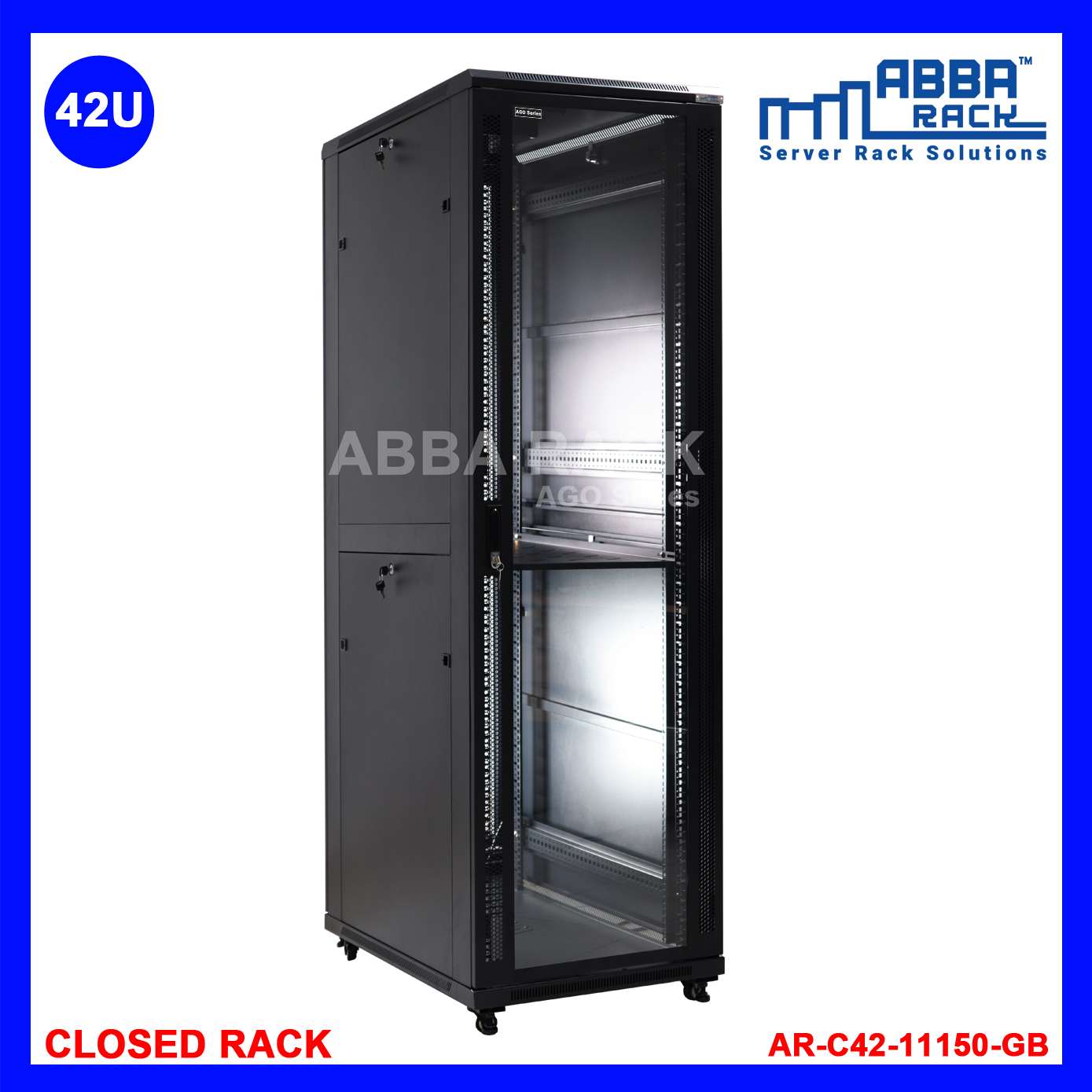 ABBA RACK 19" Close Rack 42U AGO Series