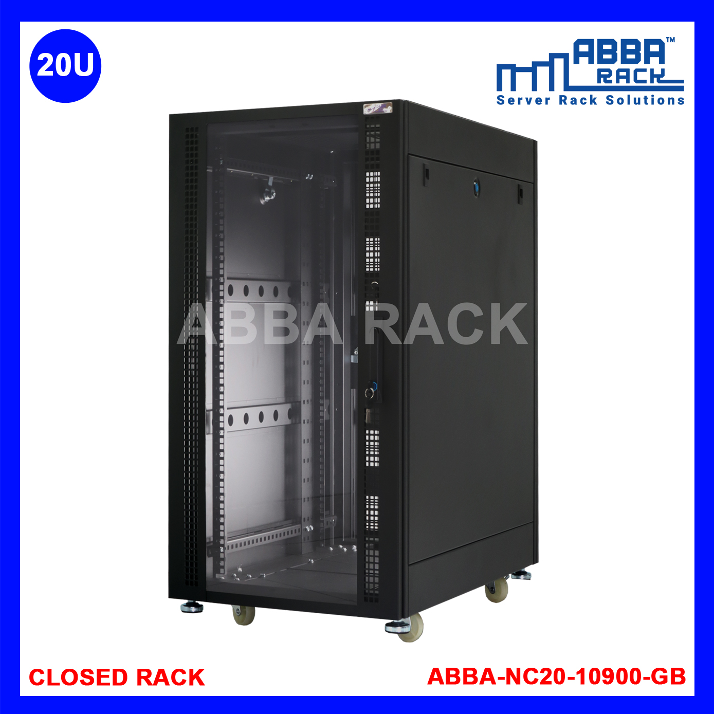 ABBA RACK 19" Closed Rack 20U Premium
