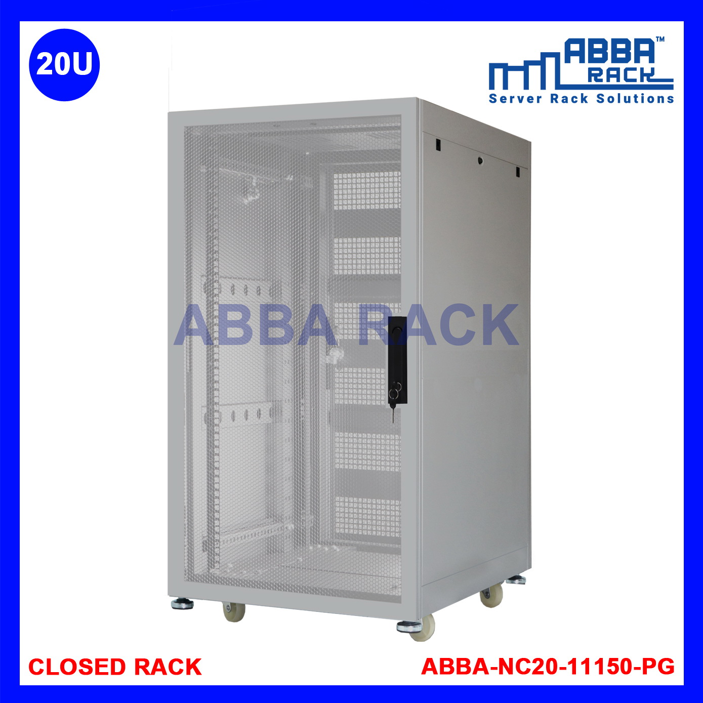 ABBA RACK 19" Closed Rack 20U Premium