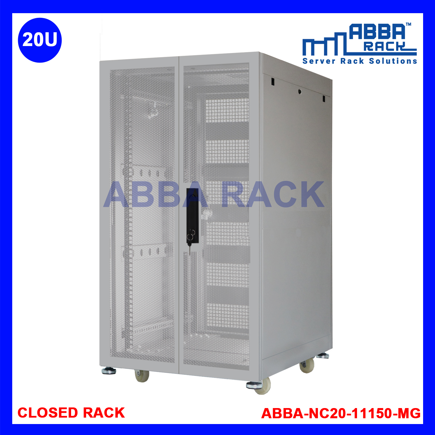 ABBA RACK 19" Closed Rack 20U Premium