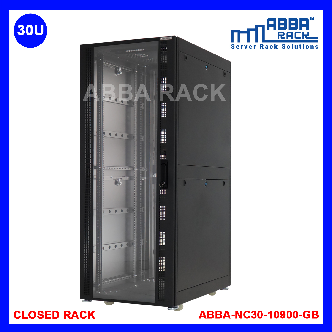 ABBA RACK 19" Closed Rack 30U Premium