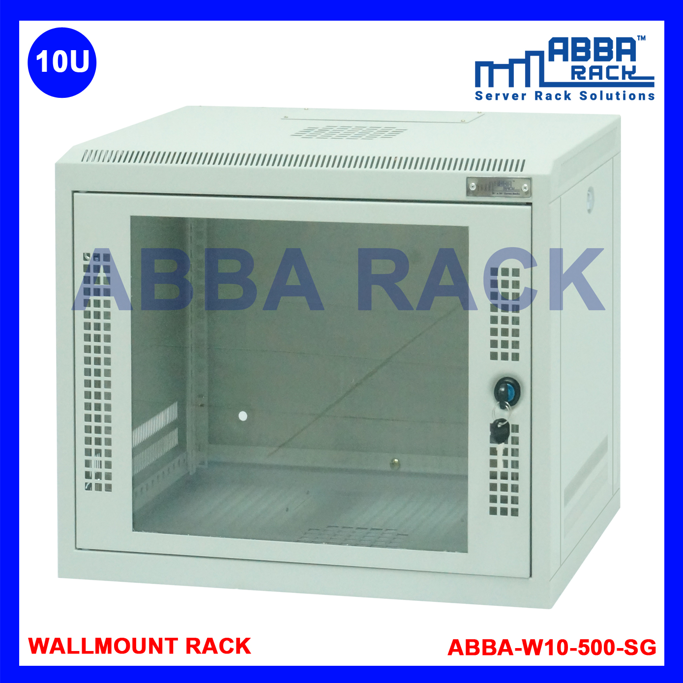 ABBA RACK 19" Wallmount Rack 10U Premium