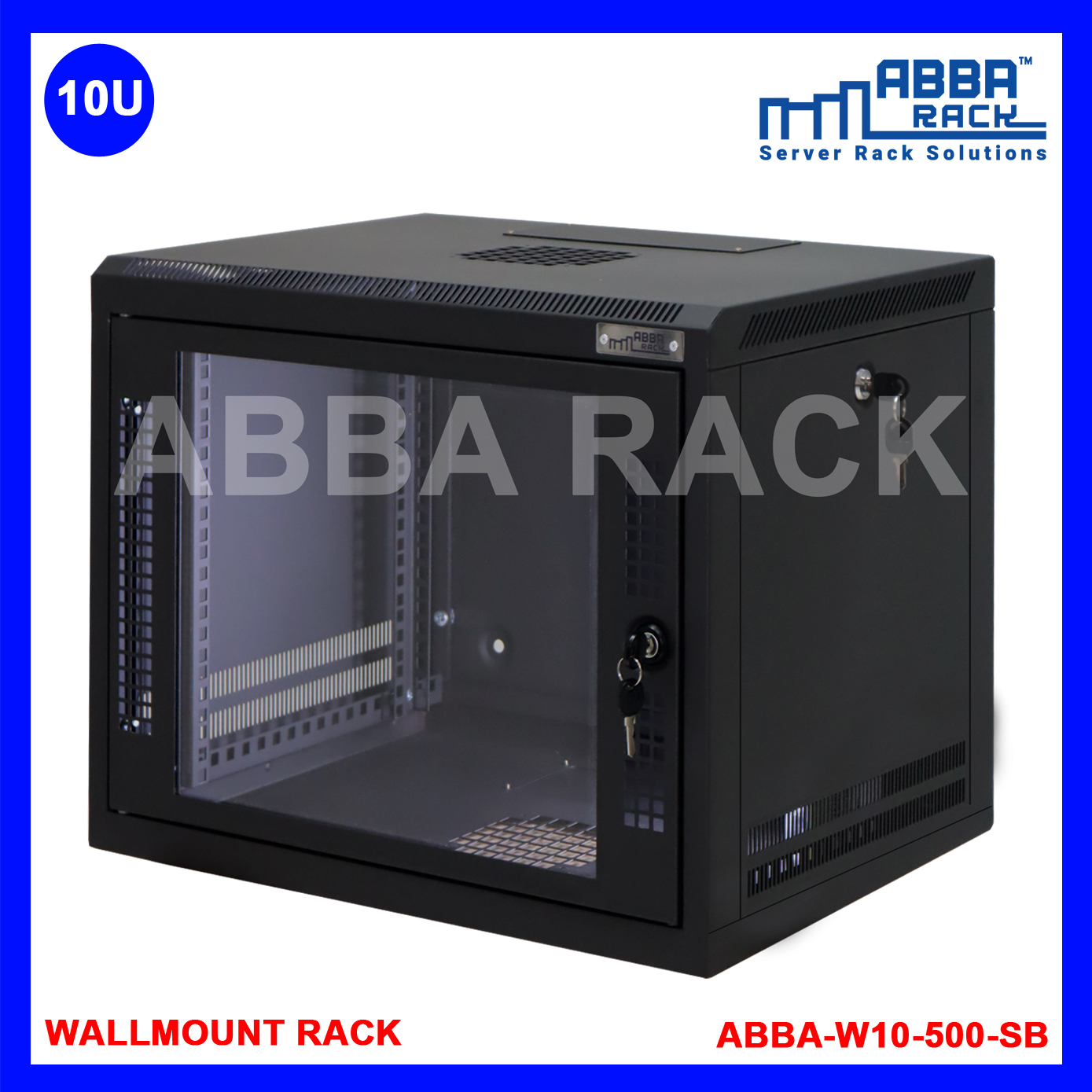 ABBA RACK 19" Wallmount Rack 10U Premium