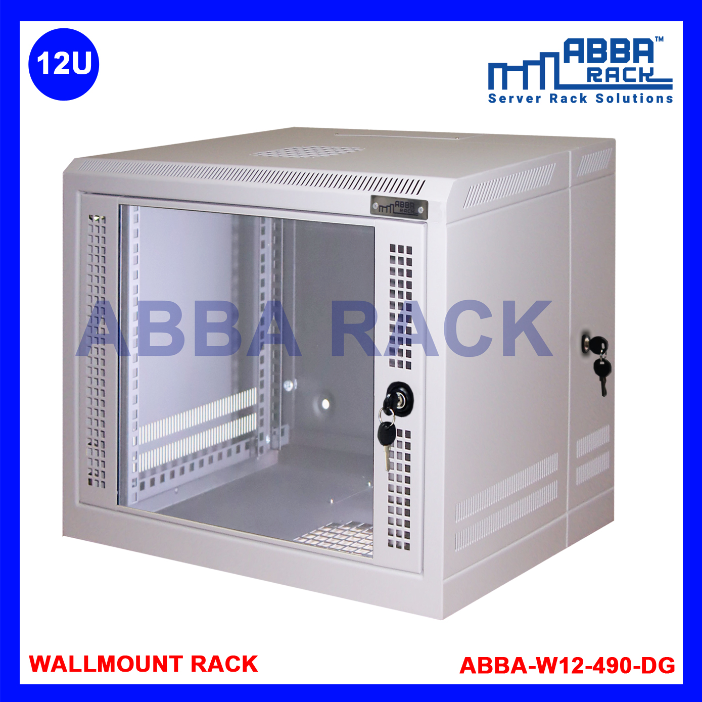 ABBA RACK 19" Wallmount Rack 12U Premium