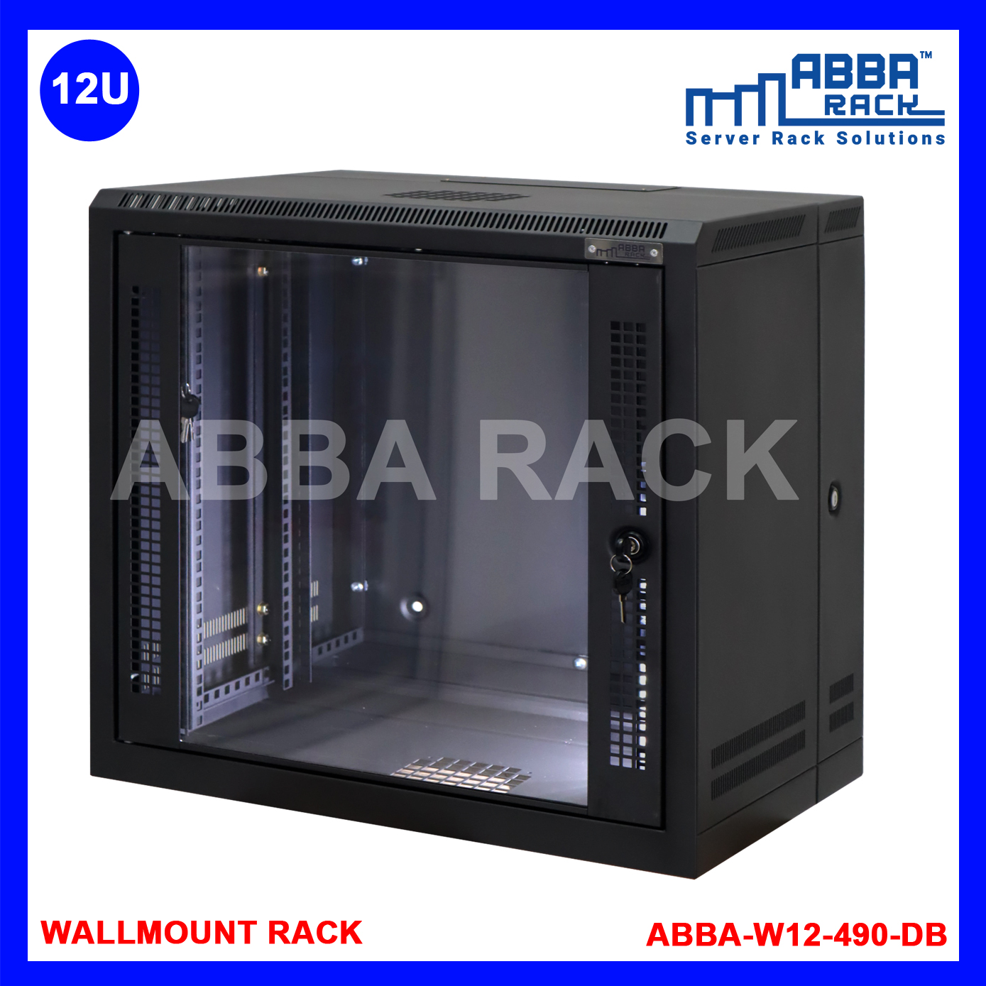 ABBA RACK 19" Wallmount Rack 12U Premium
