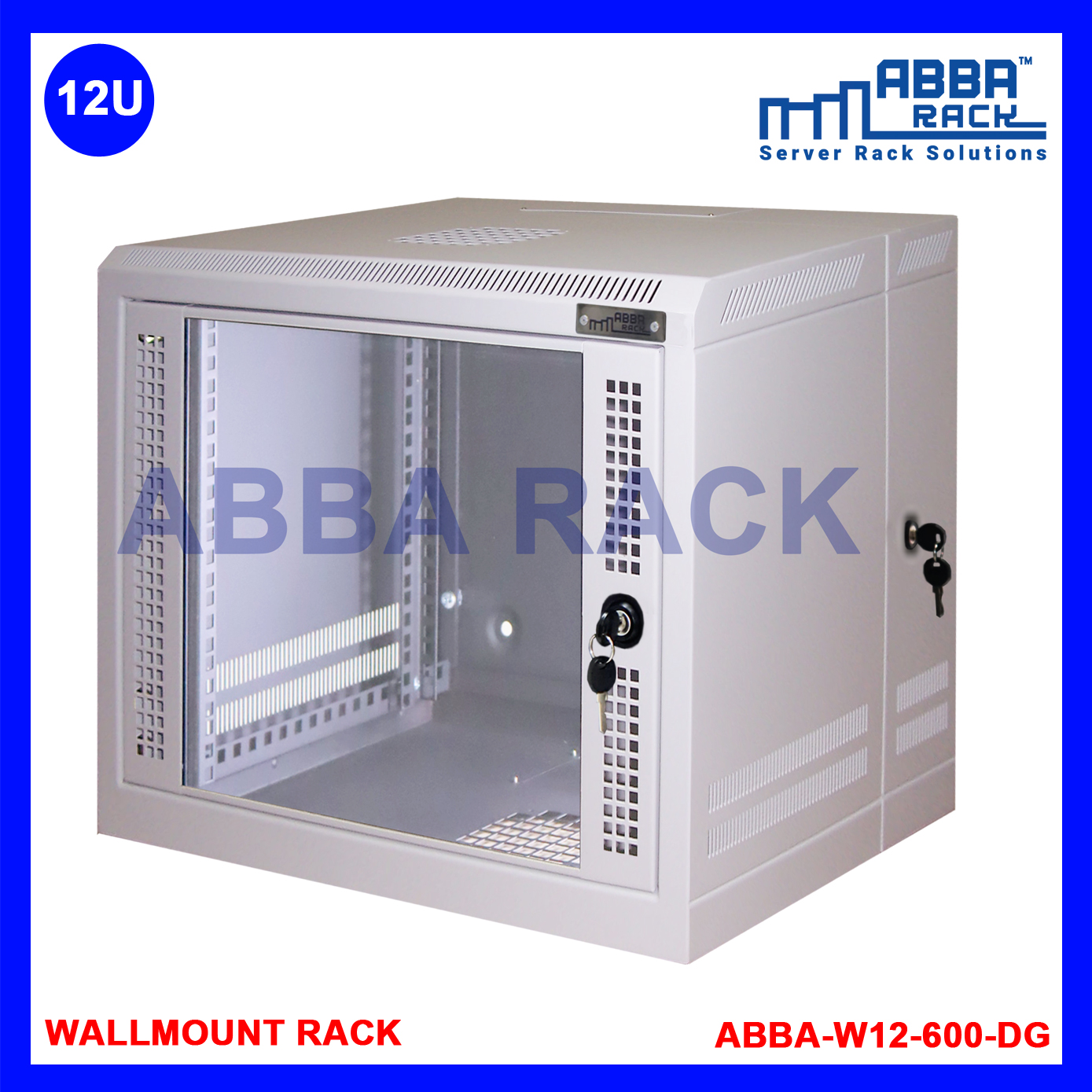 ABBA RACK 19" Wallmount Rack 12U Premium