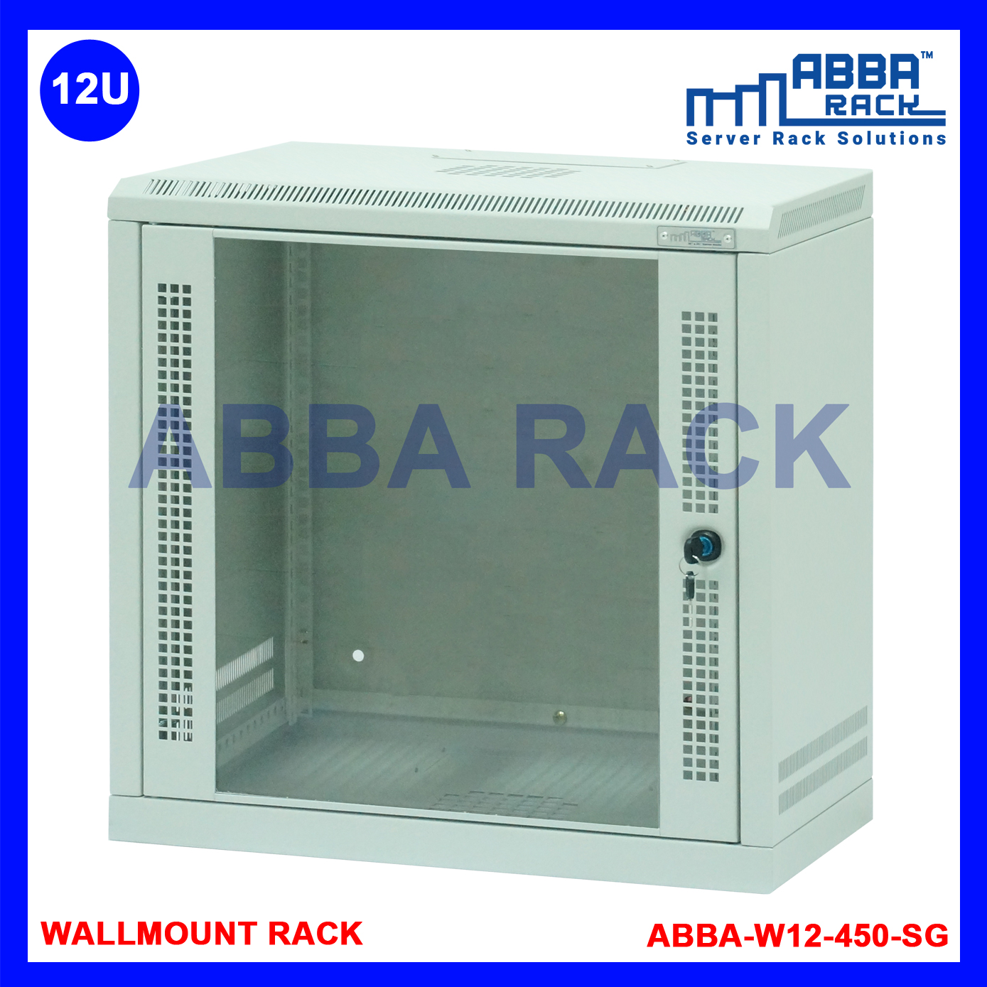ABBA RACK 19" Wallmount Rack 12U Premium