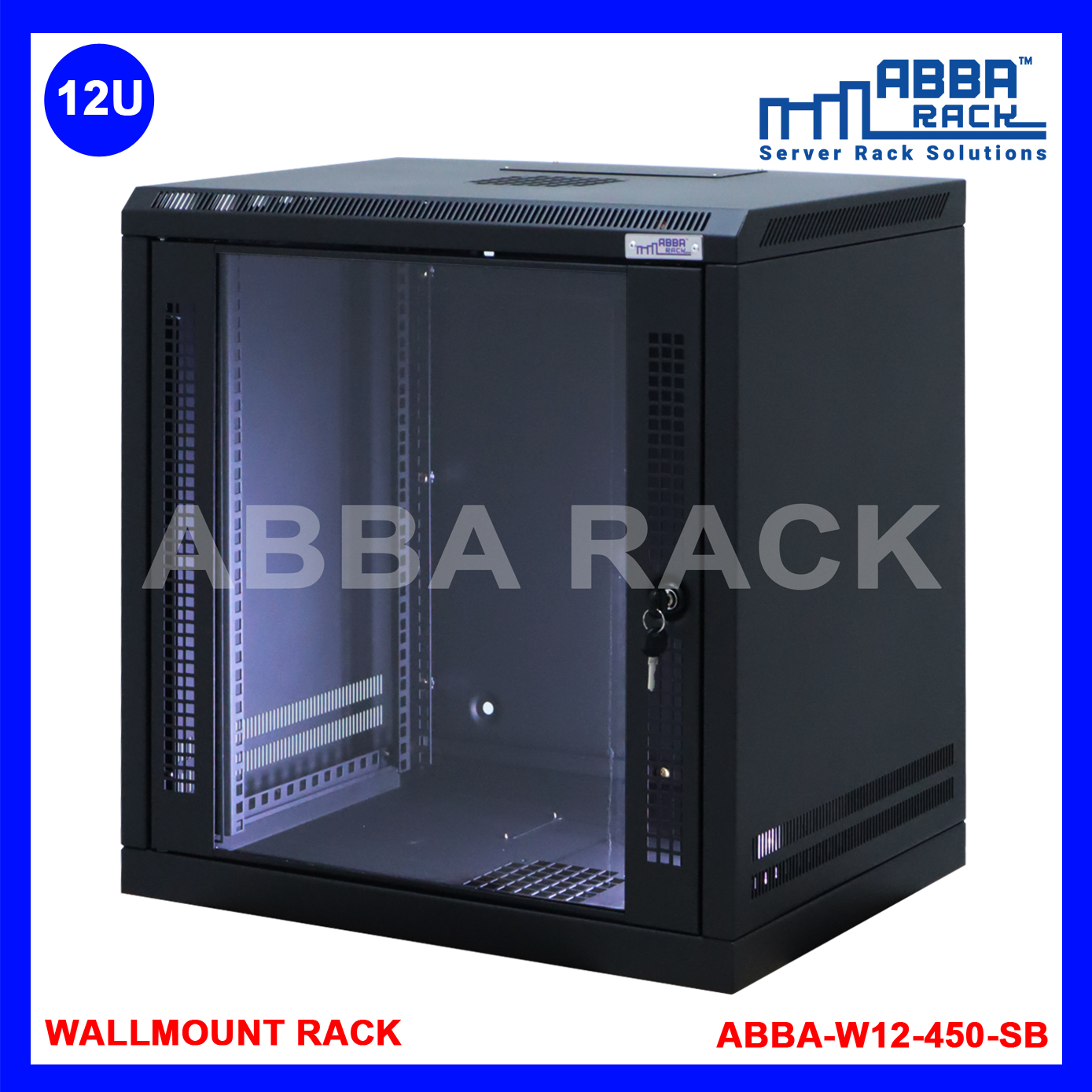 ABBA RACK 19" Wallmount Rack 12U Premium