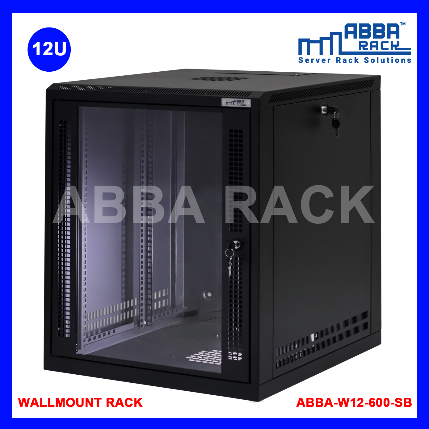 ABBA RACK 19" Wallmount Rack 12U Premium