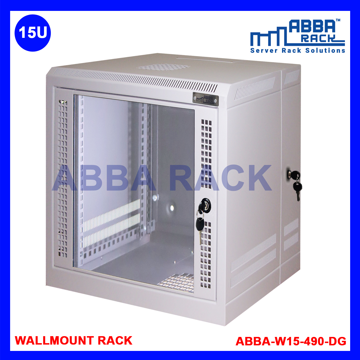 ABBA RACK 19" Wallmount Rack 15U Premium