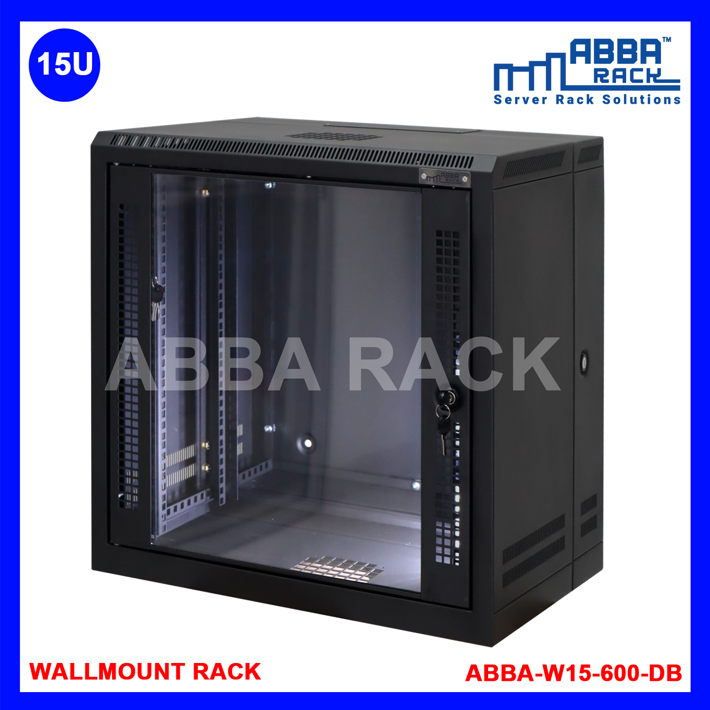 ABBA RACK 19" Wallmount Rack 15U Premium