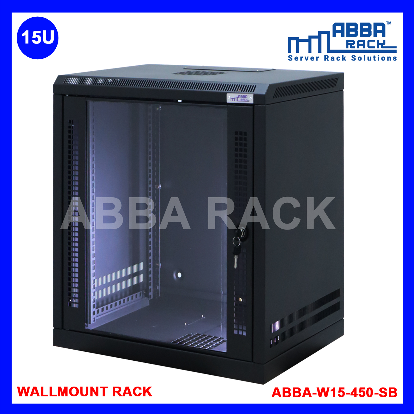 ABBA RACK 19" Wallmount Rack 15U Premium