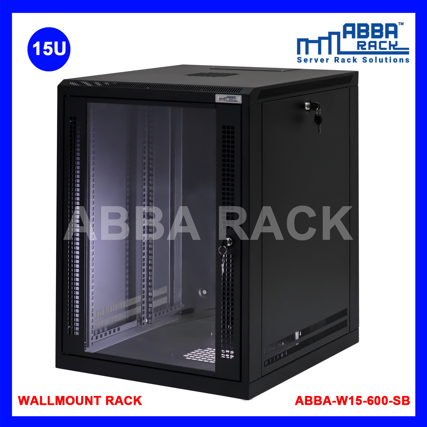 ABBA RACK 19" Wallmount Rack 15U Premium