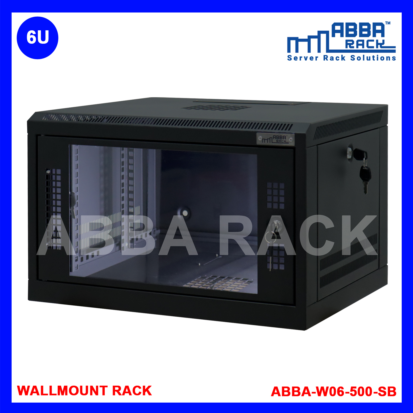 ABBA RACK 19" Wallmount Rack 6U Premium