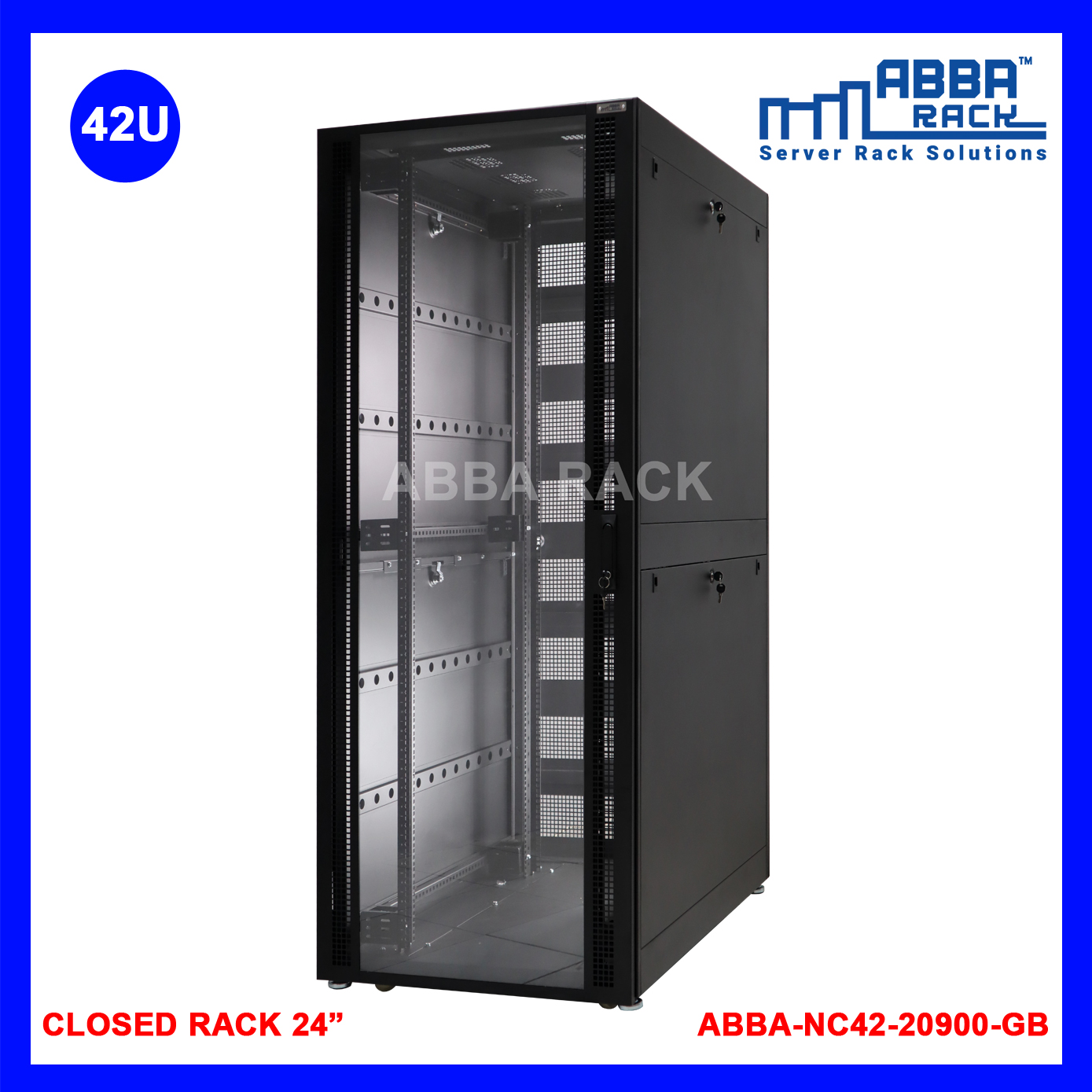 ABBA RACK 24" Closed Rack 42U Premium