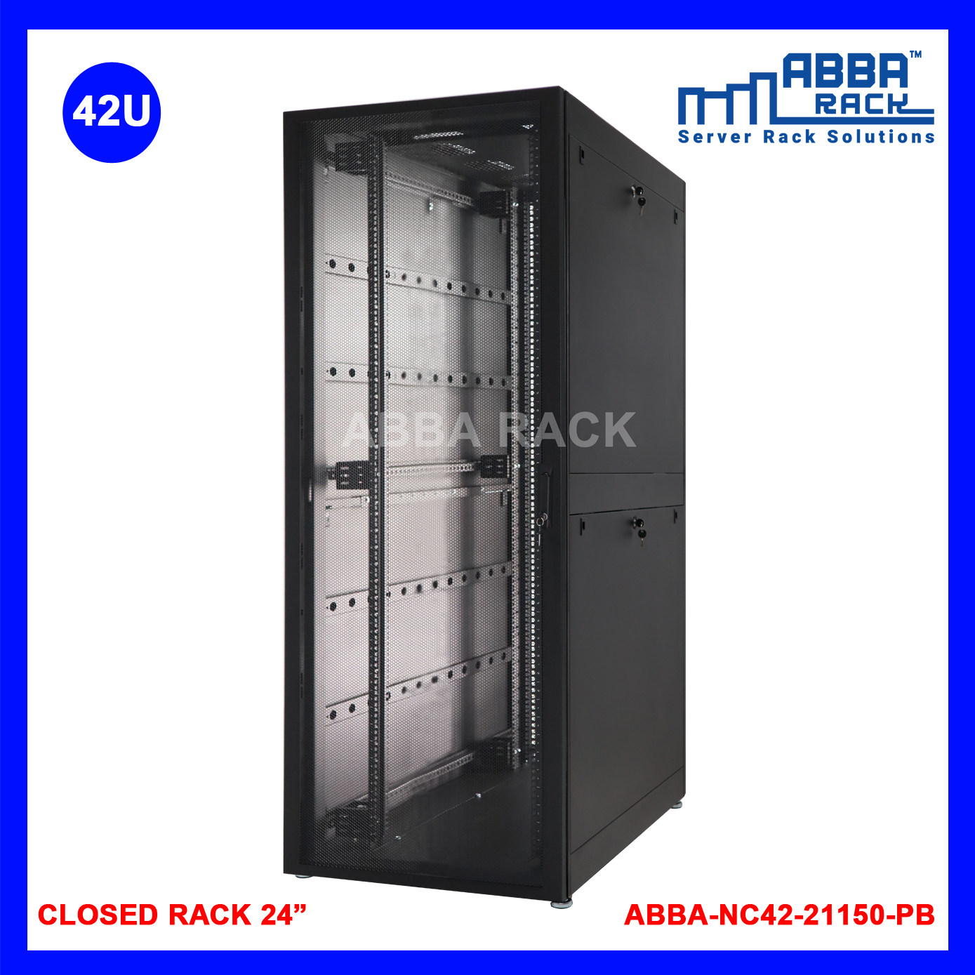 ABBA RACK 24" Closed Rack 42U Premium