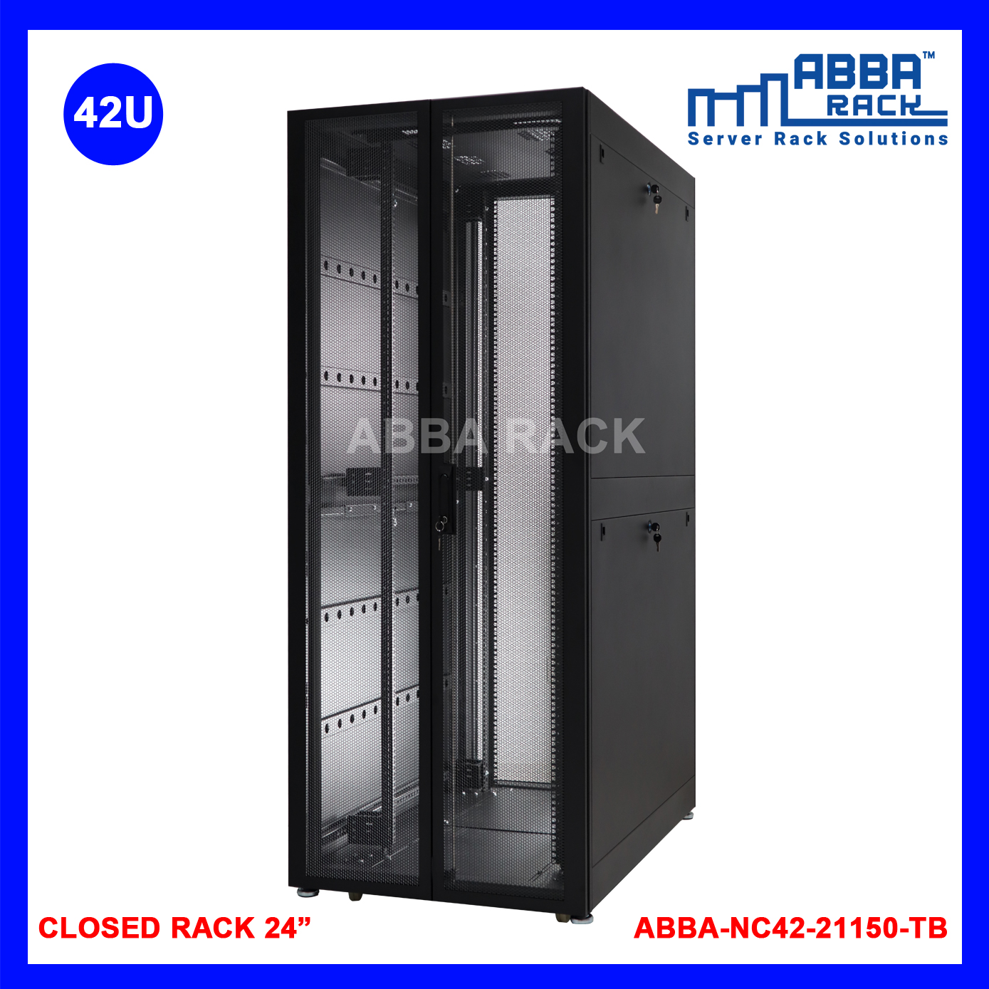 ABBA RACK 24" Closed Rack 42U Premium