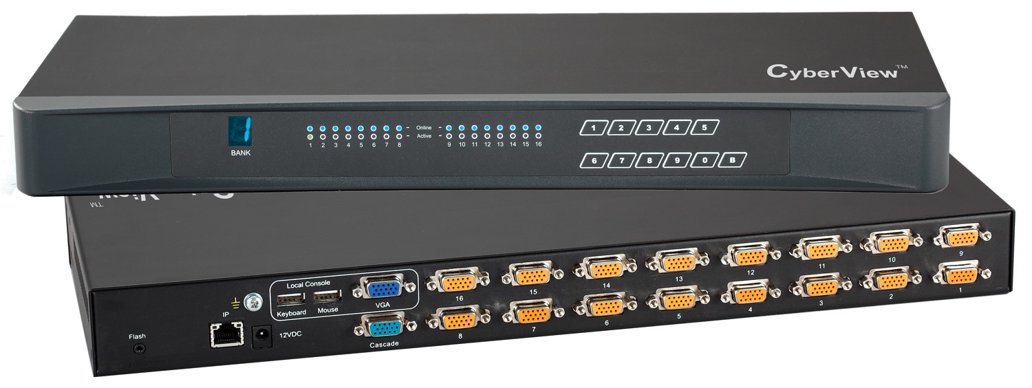 Austin Hughes CyberView - Combo DB-15 KVM Switch