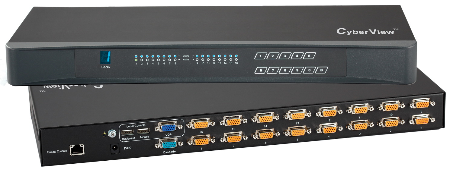 Austin Hughes CyberView - Combo DB-15 KVM Switch
