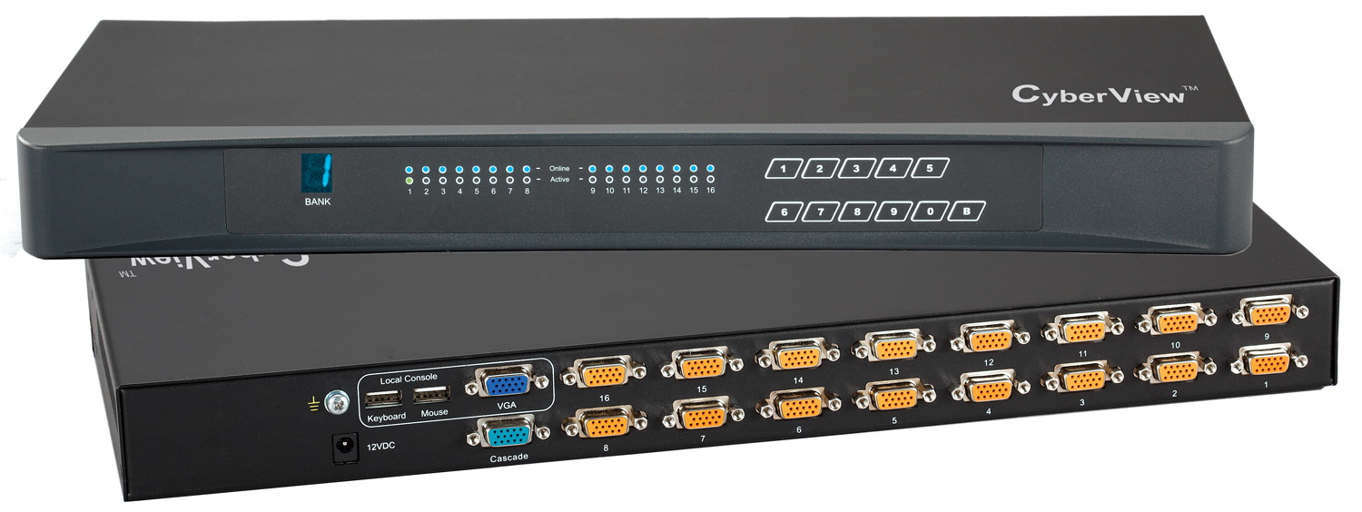 Austin Hughes CyberView - Combo DB-15 KVM Switch