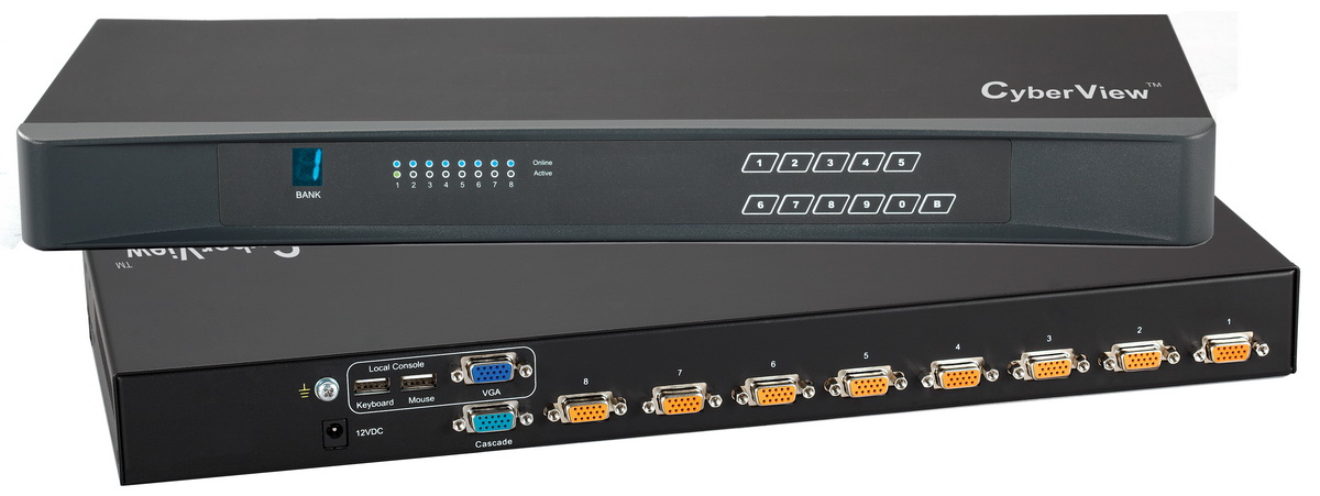 Austin Hughes CyberView - Combo DB-15 KVM Switch